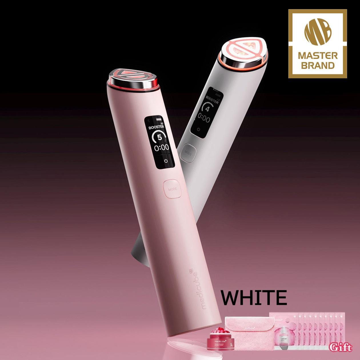 

Набір для догляду за шкірою Medicube Booster Pro X2 Рожевий і Білий Крем + Капсульний Крем + Тканинні Маски 10 шт + Косметичка WHITE - N0.2 option