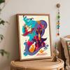 Disney DIY Aladdin Genie Oil Painting Art Painting Kit Home Wall Decor Handmade Gift Art Crafts Painting Set For Living Room Bedroom 130