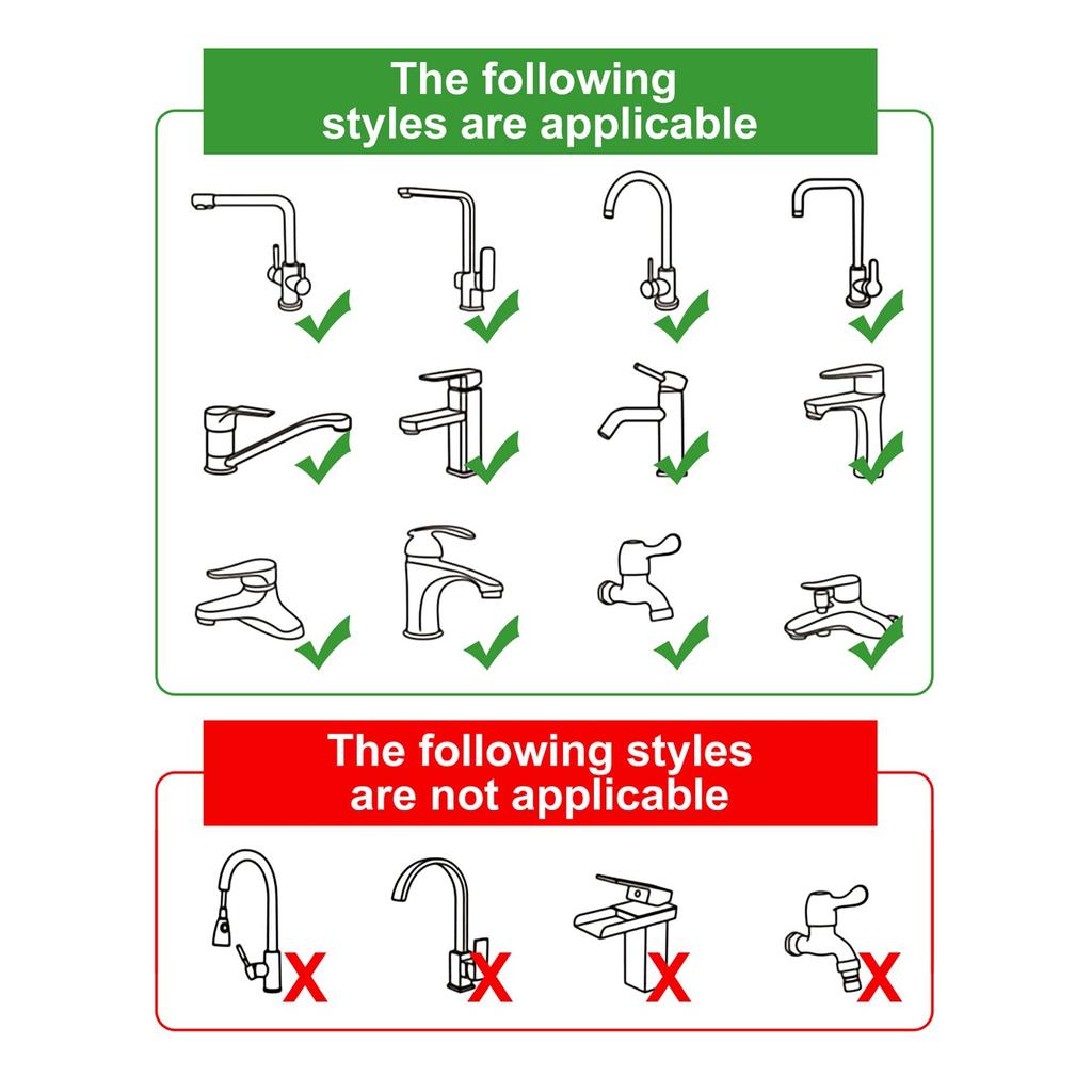 Cap de pulverizare robinet cu rotație universală 1440° pentru robinete de extensie cu duză de barbotare aerator pentru robinet de bucătărie, chiuvetă și braț robot