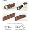 No [dickies] Eyelet Double Pin Pu Leather Belt Ds0126c 06  White