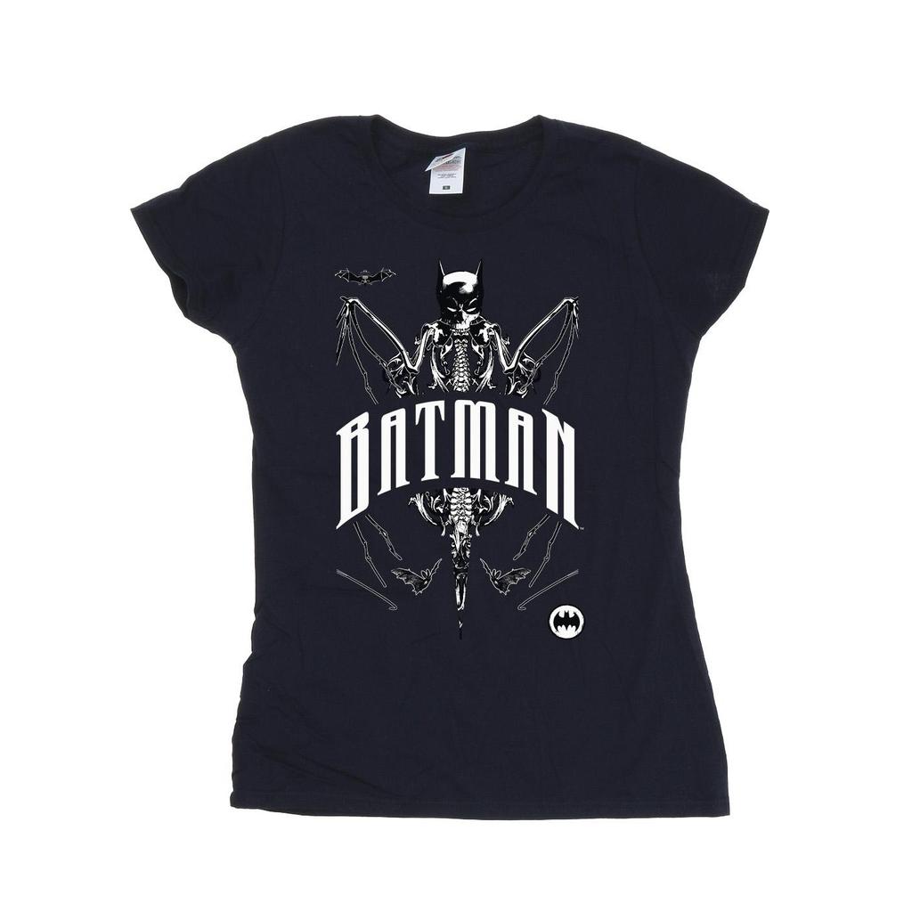 Batman Womens/Ladies Bat Skeleton T-Shirt