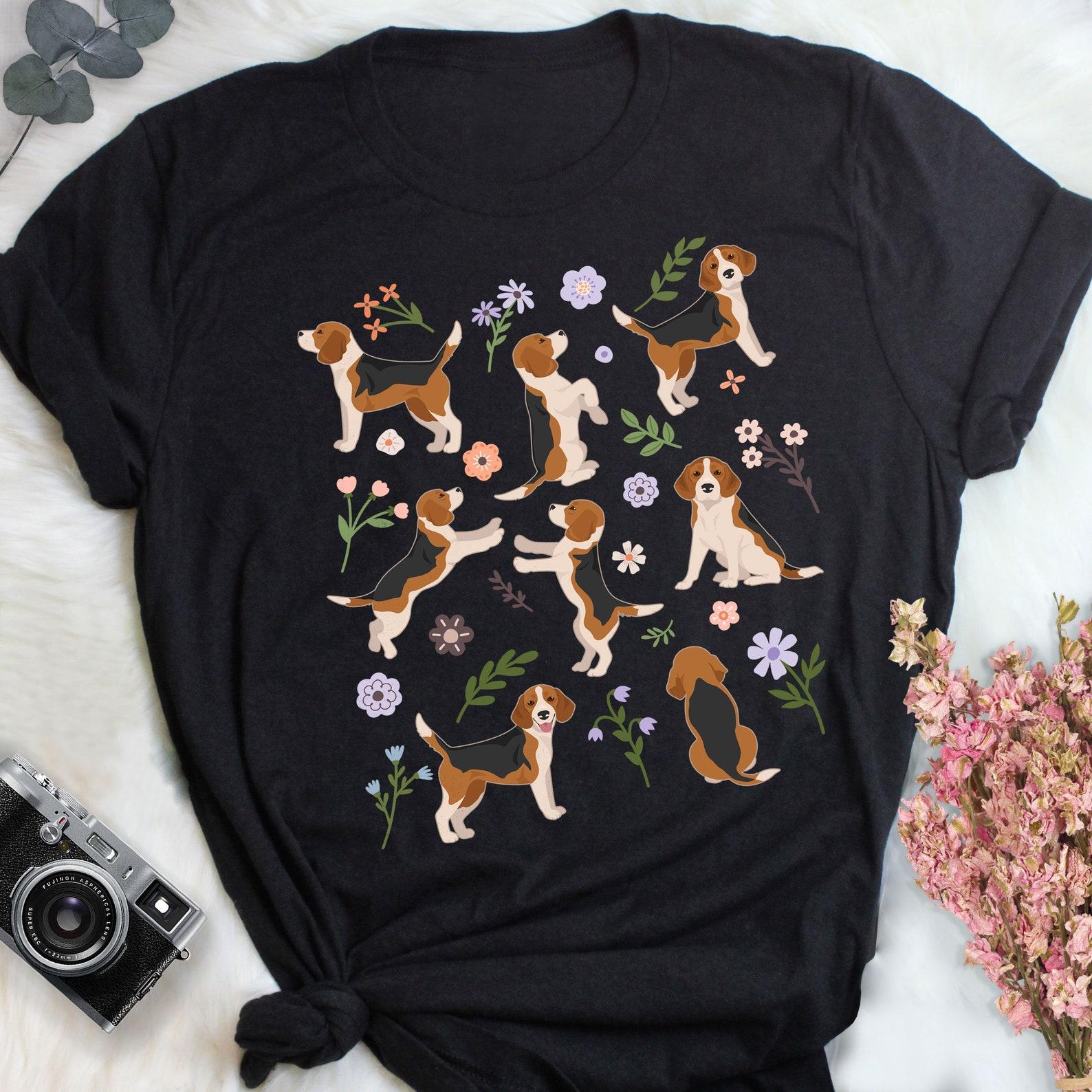Beagle Shirt, , , Funny Dog Lover Gift, Cute Tri Color Beagle T-shirt, Tricolor Pet Tee, Beagle Mom, Dog Dad, Gift For Him, Her, Top 130