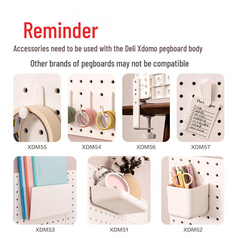 Deli Multifunctional Storage Pegboard