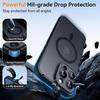 Original Frosted Funda Phone Case For iPhone 17 16 15 14 13 12 11 Pro Max Plus Air For Magsafe Lens Protector Matte Cover