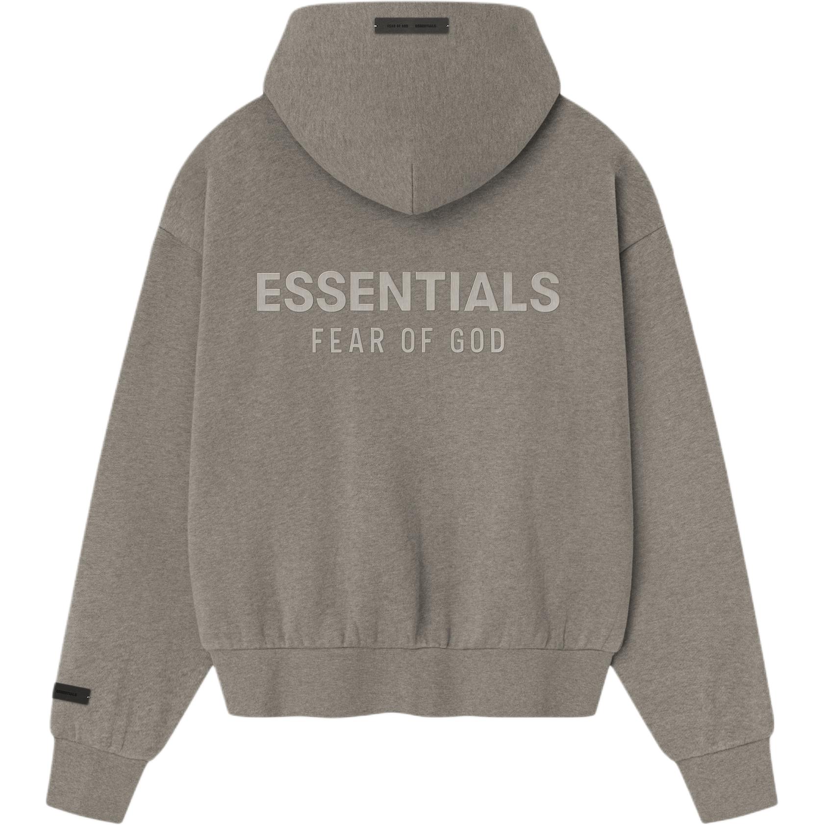 

Fear of God Essentials Classic Fleece Толстовка на молнии Homestead Heather Мужские топы Коричневый 192SP254783F