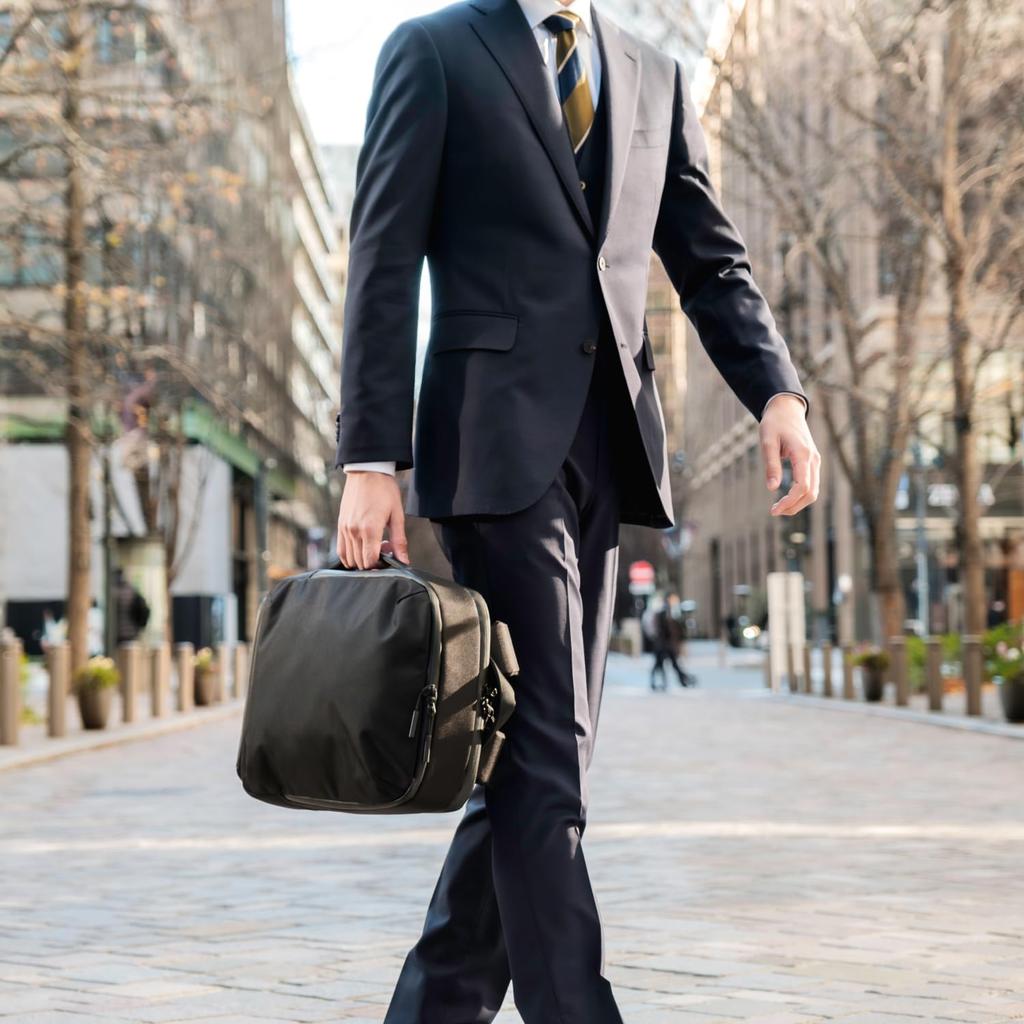 [Ergofinite] THE TOKYO TECHPACK Thin, Lightweight, Compact BackpackBusiness BackpackMatte BlackTYO-T-PA-BK