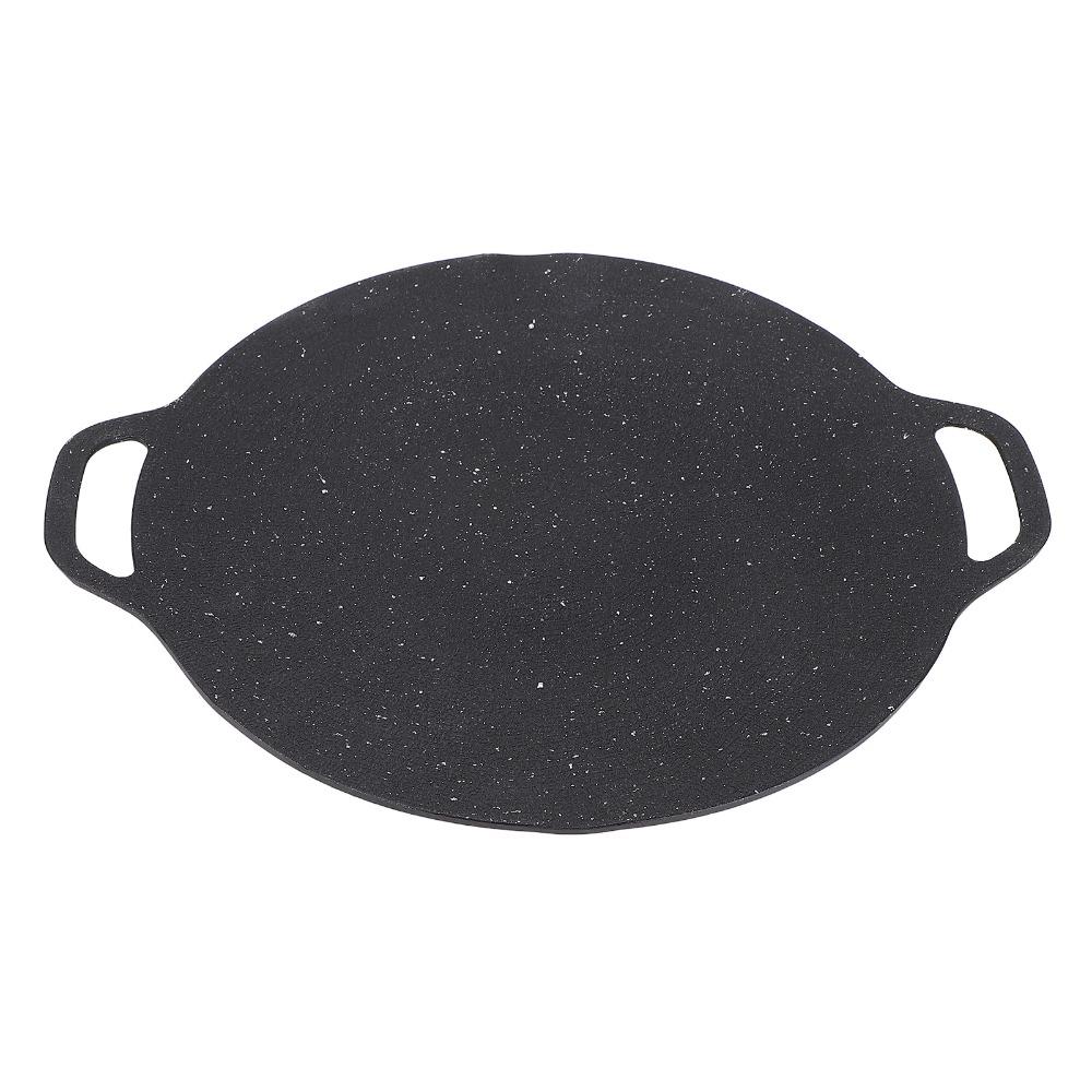 Aluminum Alloy Korean Grill Pan Nonstick Barbecue Pan Portable BBQ Grill Pan Home Cooking