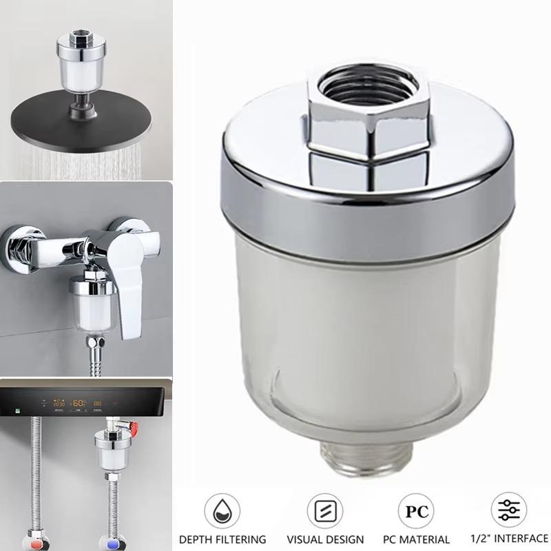 5 Micron PP Cotton Cartridge Shower Filter – Universal Bathroom Water Purifier for Shower Head, Home Shower Filtration