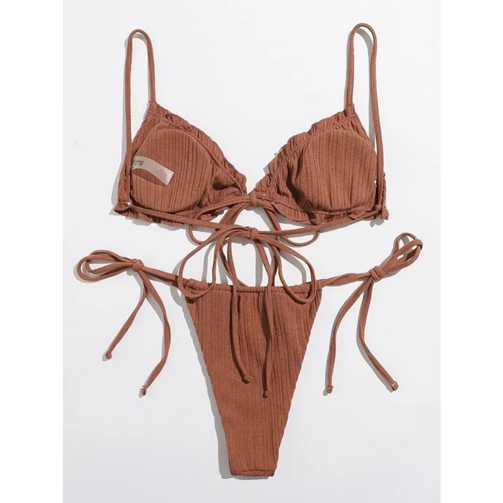 Summer Women Swimwear Stylish Plus Size Print Suit Swimsuit Beachwear Padded Swimwear Sexy Bikini