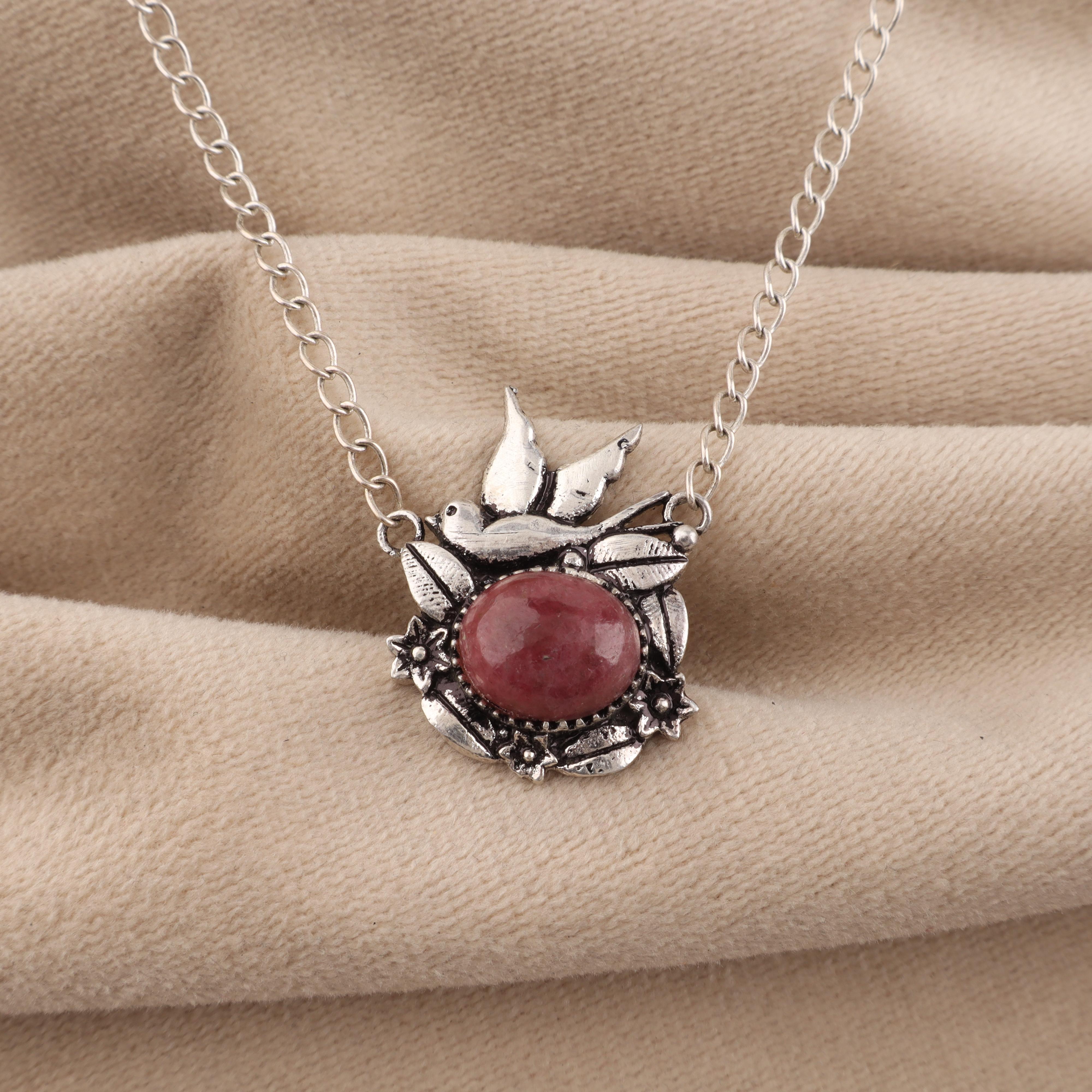 Натуральный черный родонит драгоценный камень 925 стерлинговое серебро ювелирные изделия элегантная подвеска 0,5  CP-43-26