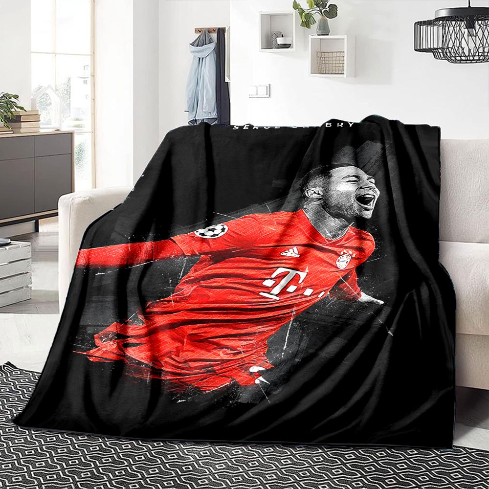 Soccer Celebration Moment Blankets Flannel Printed Breathable Warm Throw Blanket for Home Office Bedspreads 0708a70