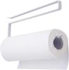 Paper Towel Holder Kitchen Under-Cabinet White Screw-On Hanger