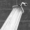 1 Pc Square Wall Mounted Showerhead, Fully Covered with Natural Rainfall Showerhead, Universal G1/2 Connection Port