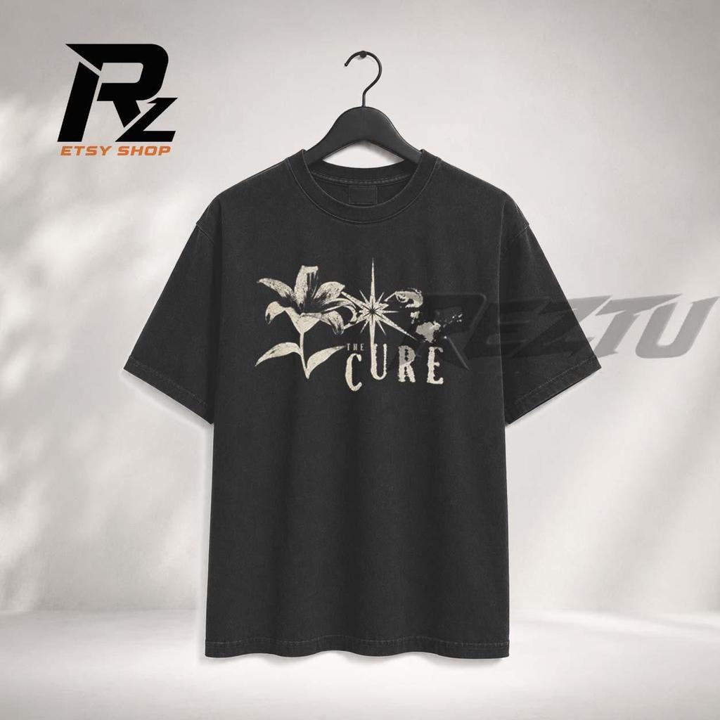 The Cure Band T-Shirt, 90s Goth Concert Apparel, Unisex Cotton Tee