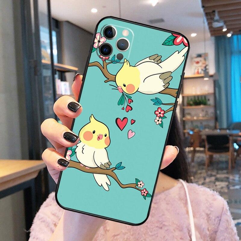 Tlustí Korely Papoušci Pouzdro Na Telefon Pro iPhone 14 Pro Max XS X XR Kryt Pro iPhone 13 12 Mini 11 Pro Max 7 8 Plus