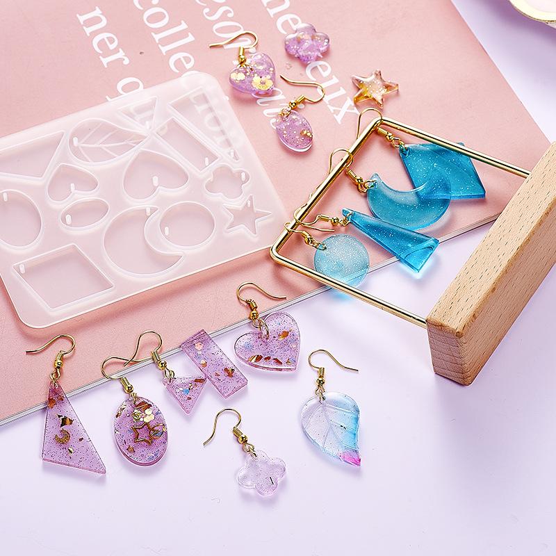 1Set Drip Glue Diy Dragonfly Series Mold Wind Chime Set Handmade Pendant Silicone Mold