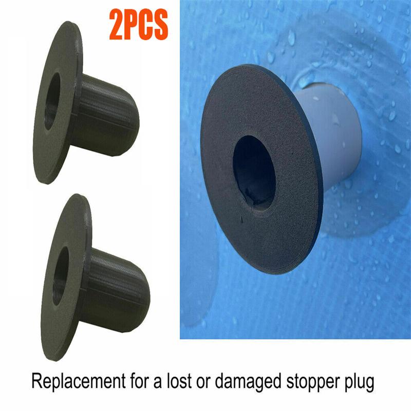 

2X Pool Stopper Plug Bung Сумісний - Summerwaves - Bestway - Intex Garden Pool 2PCS чорний