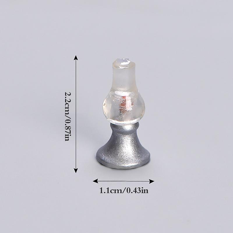1:12 Scale Miniature Candlesticks Candelabra Dollhouse Candles Furniture Toy Pretend Play Doll House Decoration Accessories