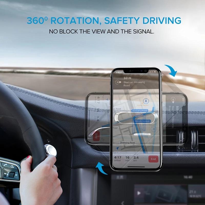 Magnetic Car Phone Holder Stand Vent Magnet Car Wall Mount Support for Smartphone GPS In-Car Bracket for iPhone Samsung Xiaomi