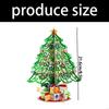 Paper Christmas Greeting Card with 3D Cutout Tree for Written Holiday Blessing Messages, and Freestanding Display, 1 Card Y5GB