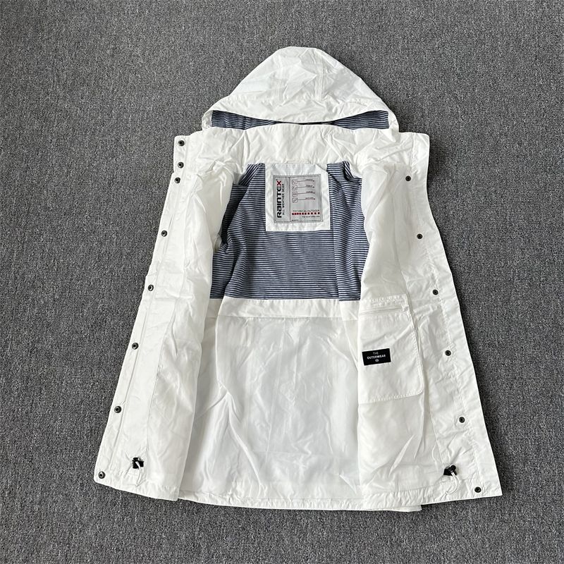 

в Голландию Однослойная Средней Длины Длинная Женская Куртка Gore-Tex С Капюшоном Ветрозащитная Водонепроницаемая Дышащая Приталенная Для Активного Отдыха Весенне-Осеннее Пальто 1 Flaw White Charge Clothes 52