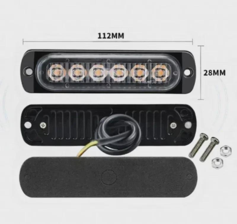 Multicolor 12-24V Side Lights for Cars, Motorcycles, and Trucks
