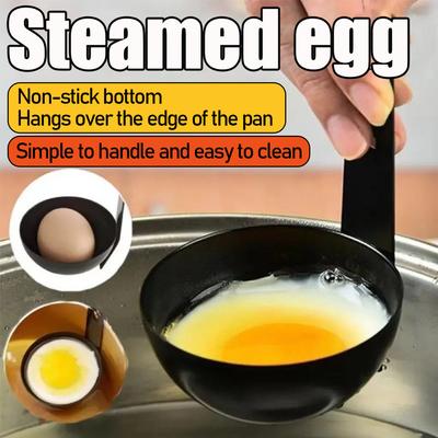Edelstahl Eierkocher Antihaft Eierkochen Heizform mit Aufhängehaken Küche Kochen Dämpfen Gadgets Werkzeuge Kochgeschirr
