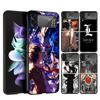 N-Note D-Death Anime Ryuk Cover Phone Case For Samsung Galaxy Z Flip 7 6 5 4 3 5G Flip7 Flip6 Flip5 Flip4 Flip3 Black Fundas She