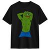 Pepe The Frog Cotton Tshirt For Male Summer Y2k Funny Tshirts Comfortable Hipster Tee Shirt Big Size Loose Tops