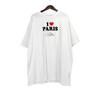 T-Shirt LOGO Vetements I Love Paris