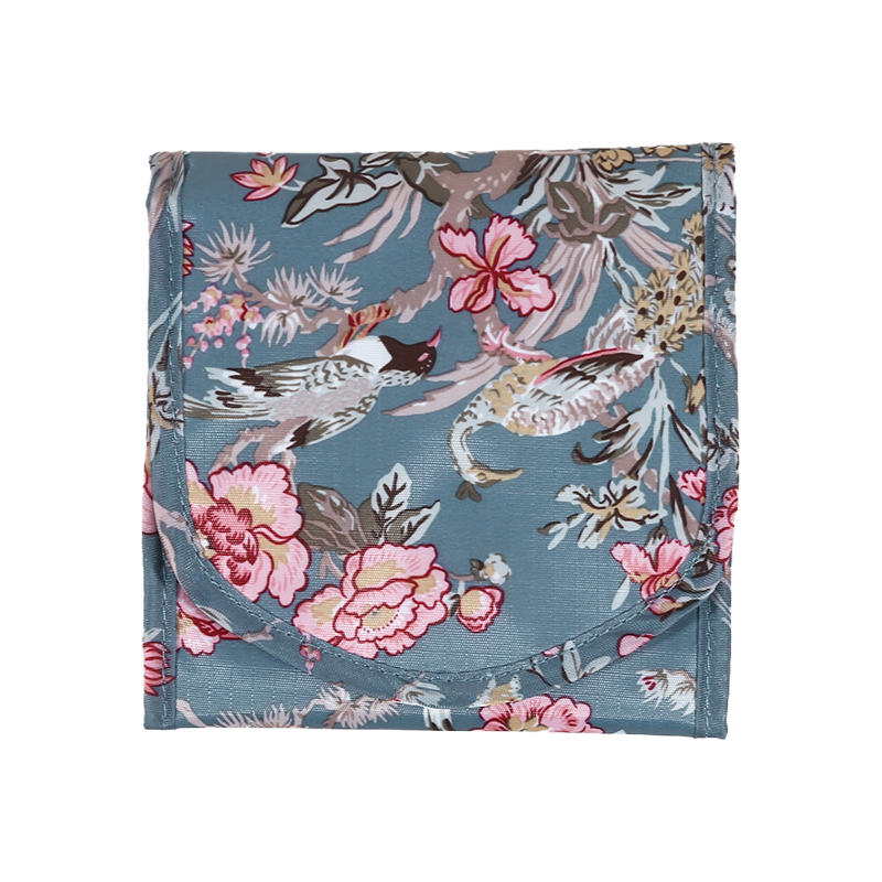 Luxury Portable Jewelry Organizer Bag - Travel Jewelry Case with Zipper Pockets for Earrings Necklaces Rings Gift Ready