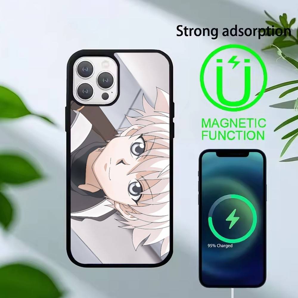 G-Killua Zoldyck K-Hunter X Hunter Handyhülle Für iPhone 14,16,15,13,17,12,Plus,Pro,Max Magnetisch Für Magsafe Mattierte Hülle