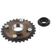 420 28T Tooth Sprocket Flywheel Bike Connector Set Steel for Bike Modified Electric Bike