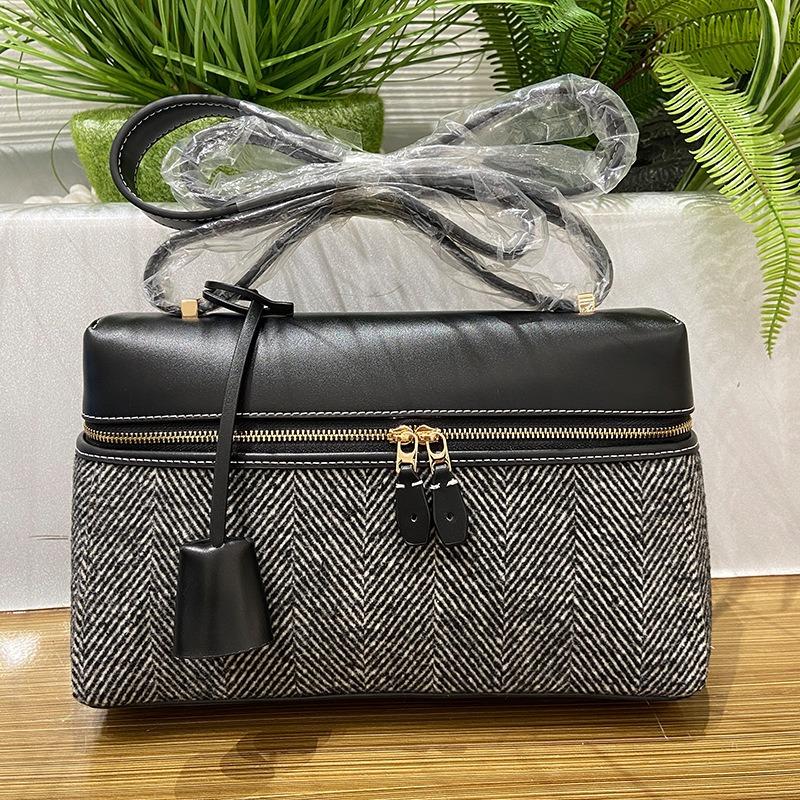 /cm Brotdosen-Tasche Premium-Leder-Box-Tasche Neue Retro-Rindsleder Schulter-Umhängetasche Handtasche Damen