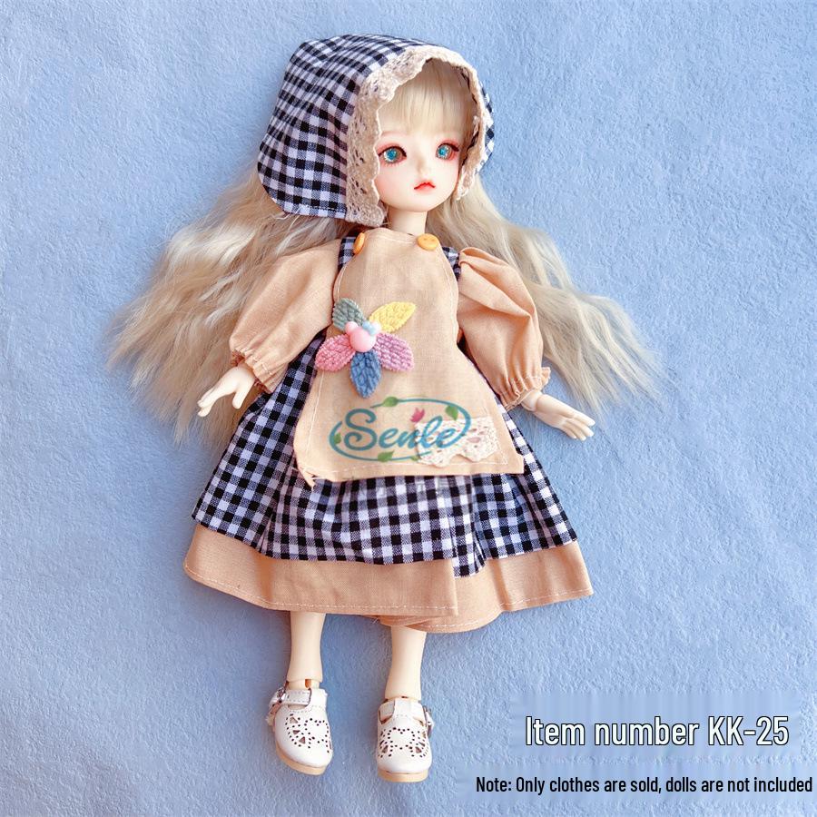 6-Punkt BJD Puppe 30cm Lolita Mädchen Kleiderset - Perfektes Geschenk