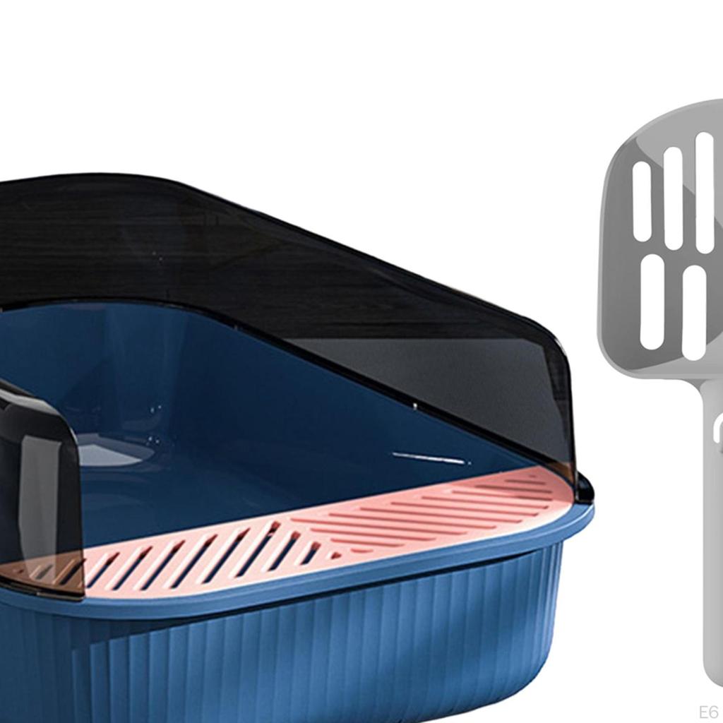 Cat Toilet Container Pan with Easy to Clean, Pet Litter Tray Deep Loo for Doggy,Small Animals,