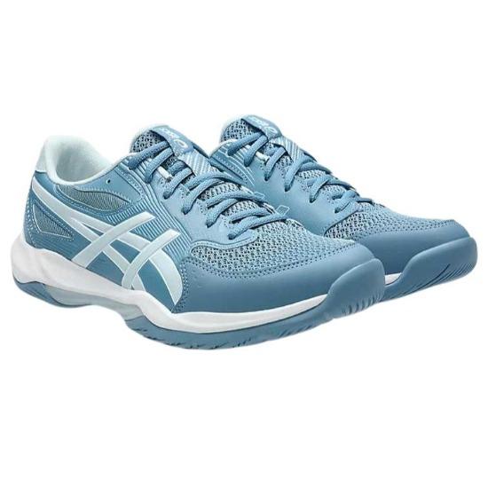 Asics Gel-Rocket 12 Mesh Round Toe Lace-Up Shock Absorbing Breathable Low-Top Volleyball Shoes Men Sneaker 1071A116-401