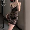 Man Desire Lingerie Purple Pure Desire Nightdress Sexy Lace Seduction Bed Free Pajamas Small Chest Uniform 9383