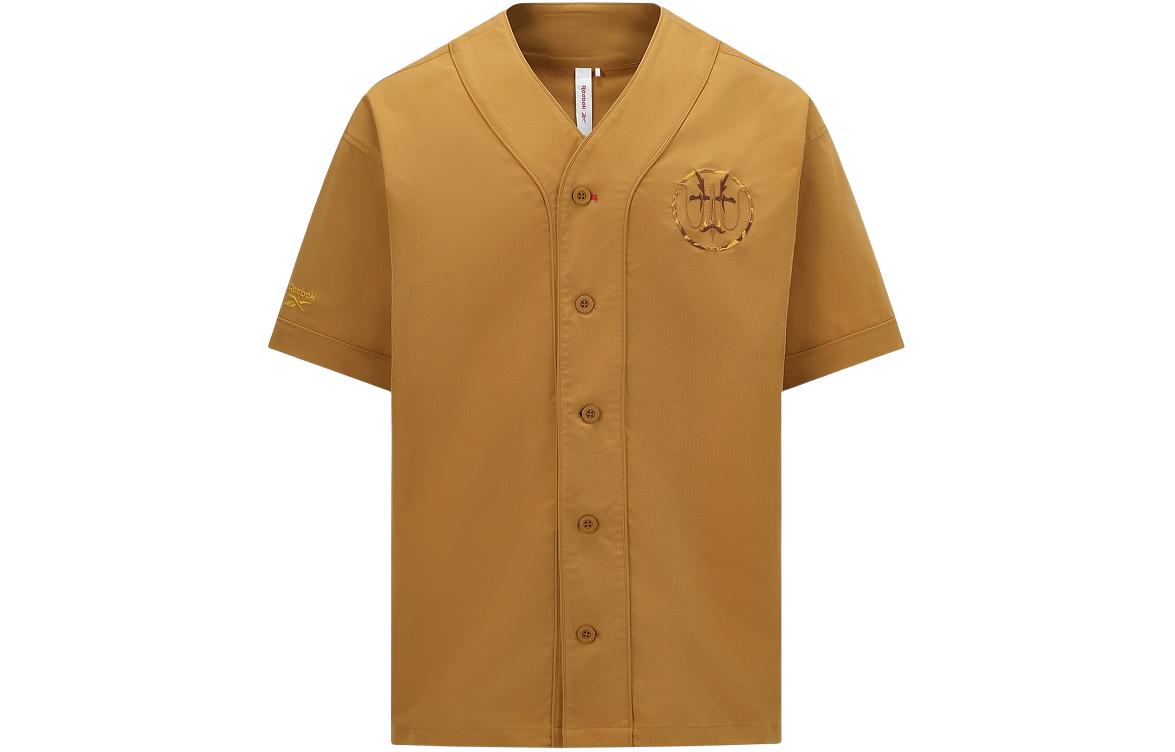 Reebok CNY Collection Baseball Jacket Unisex Moss Yellow 24SRC109UGY3 2XL