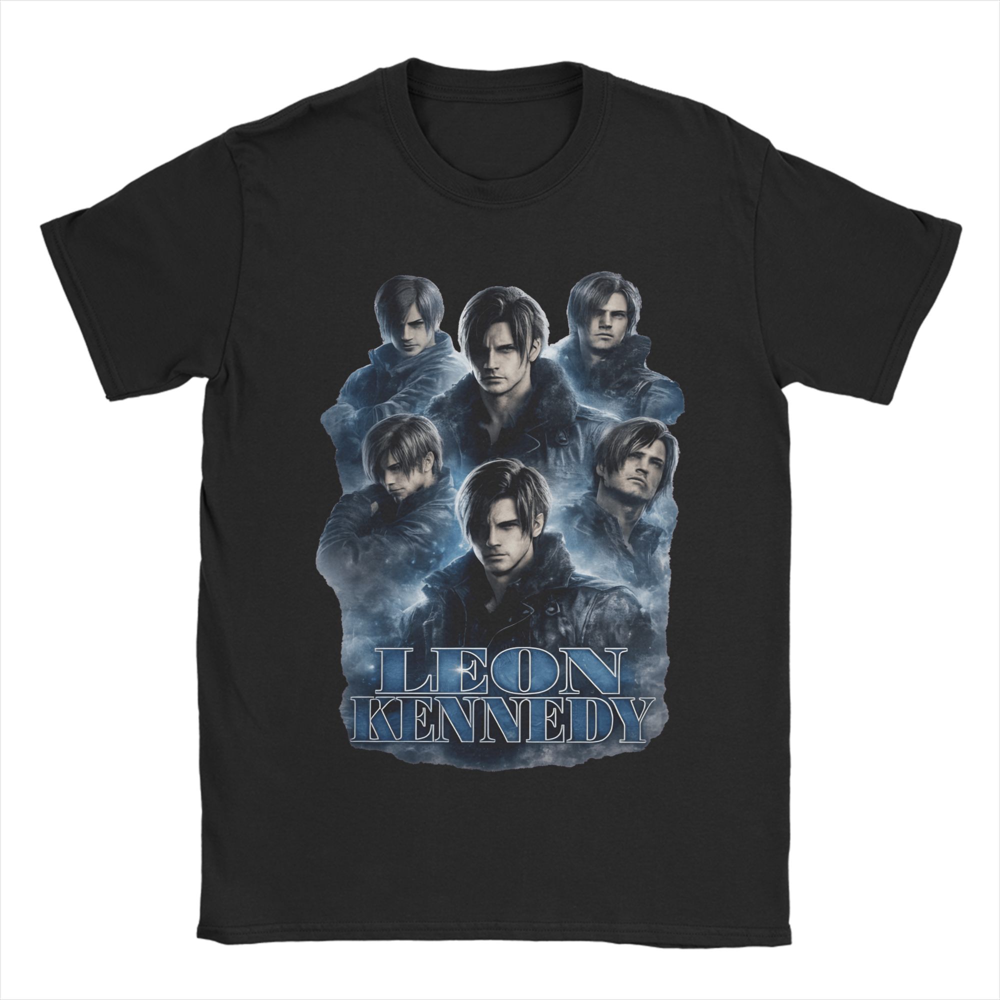 

Oversized T Shirt Summer Vintage Leon Kennedy Hippie T Shirts 100 Cotton Tee Shirt for Men Y2K Wholesale Short Sleeve Top Tees S