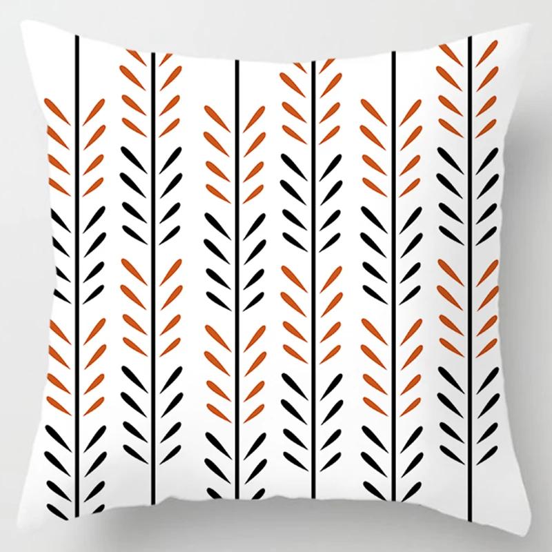 Fashion Classic Square Pillow Vertical Bar, Geometric Pattern. Car, Living Room Sofa, Cushion Cover, Pillow Case