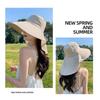 1PC Large Brim Sun Protection Hat Women 2025 New Anti-ultraviolet Waterproof Face Cover Shawl Sun Hat Cycling Shade Internet Celebrities