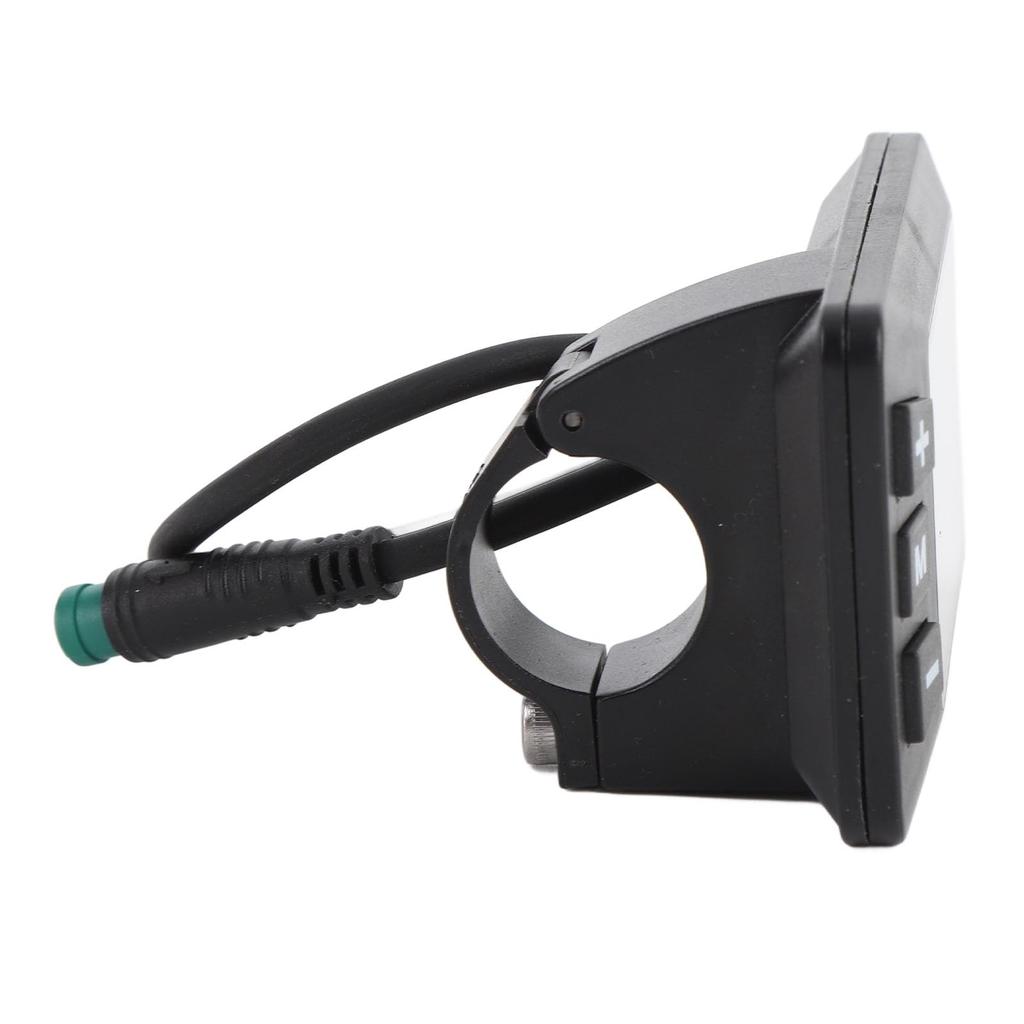 Electric Bike LCD Display Control Panel Bicycle Speedometer Electric Scooter LCD Panel 5-Pin Connector for Fixing