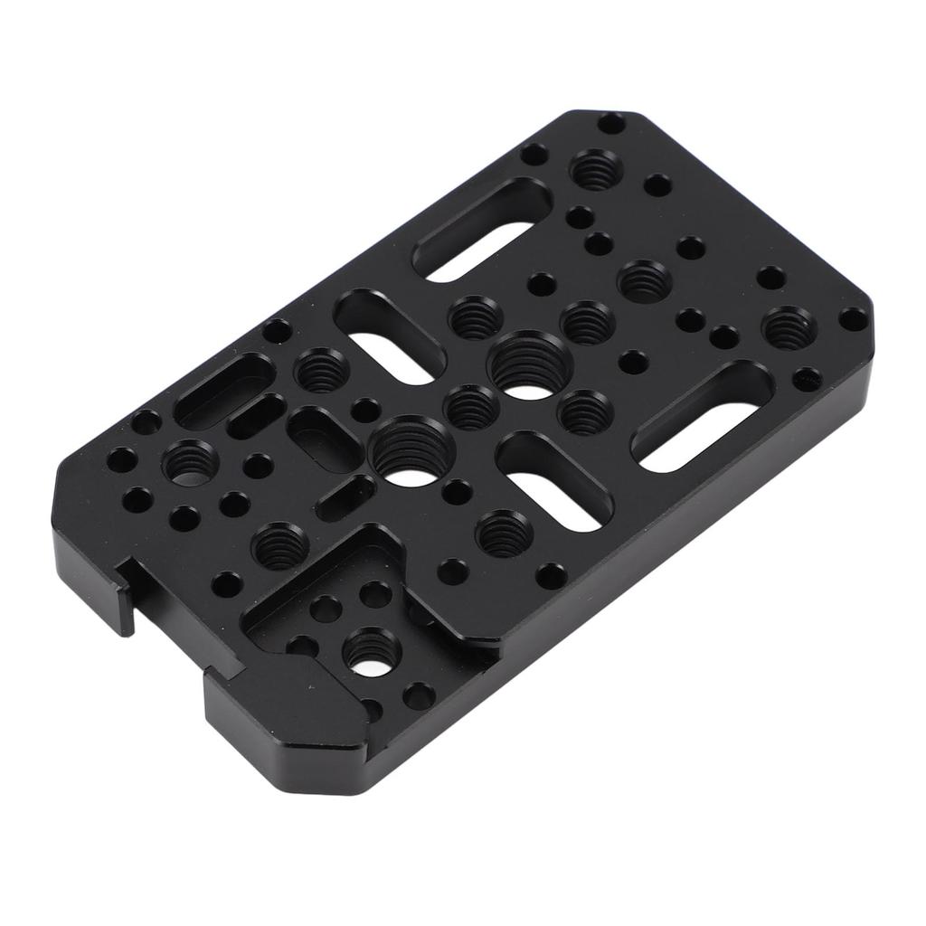 Camera Cheese Plate Aluminum Multipurpose Switching Plate Camera Easy Plate with 1 4 3 8 Inch Threads Cold Shoe Mount