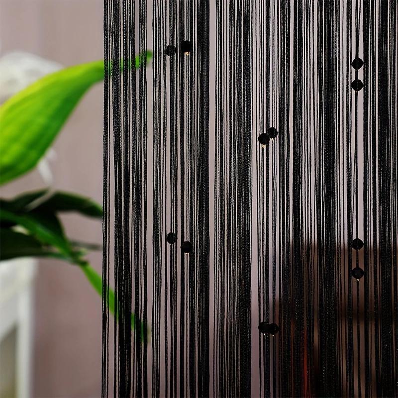 Beaded Curtain Door String Curtains for Doorway Tassels Beads Hanging Fringe Hippie Room Divider Window Hallway Entrance Bedroom