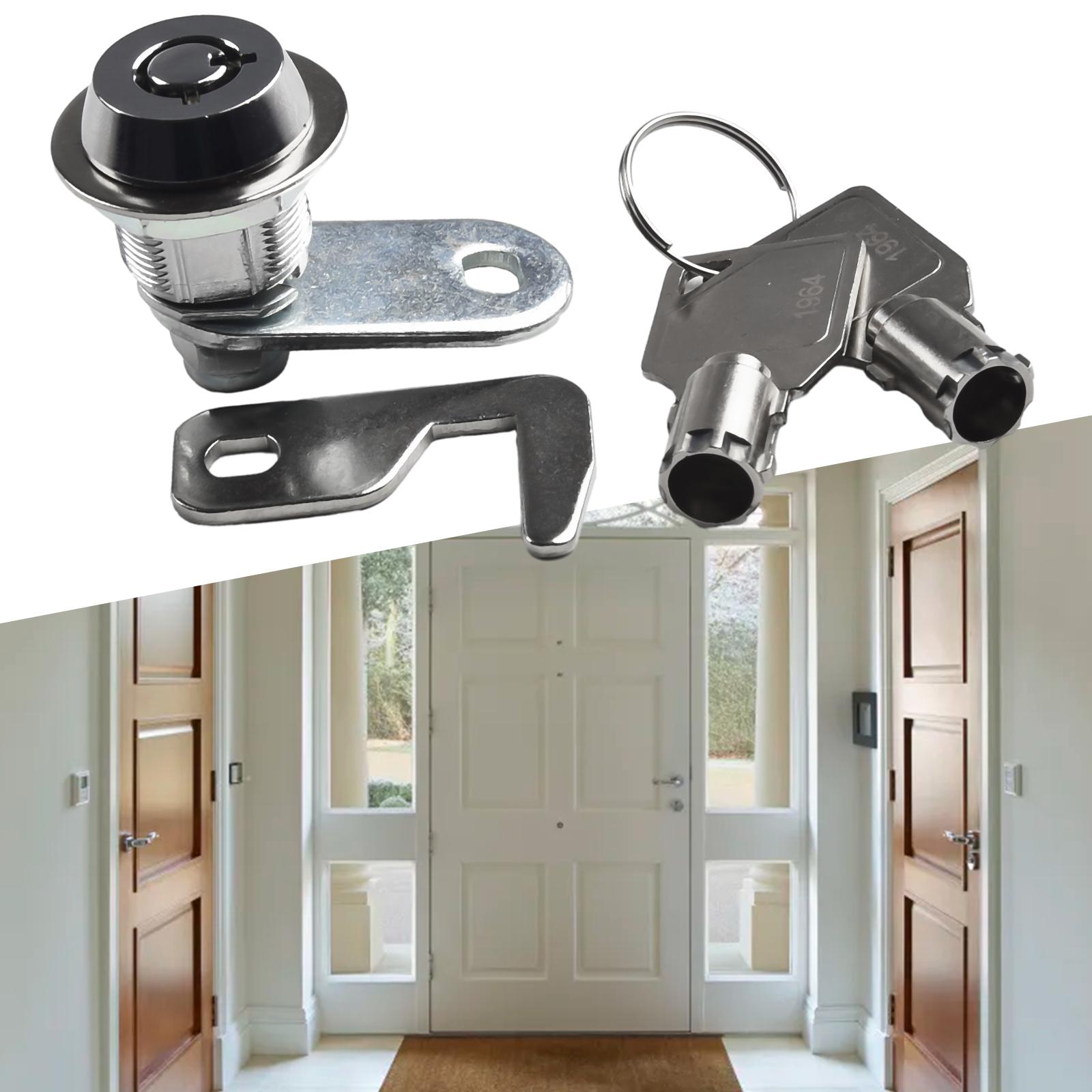 Furniture Locks Cam Locks Box Hook Lock Home Security Tubular Camlock +Keys Door Drawer For Cabinet Hook Cam Lock China Mainland