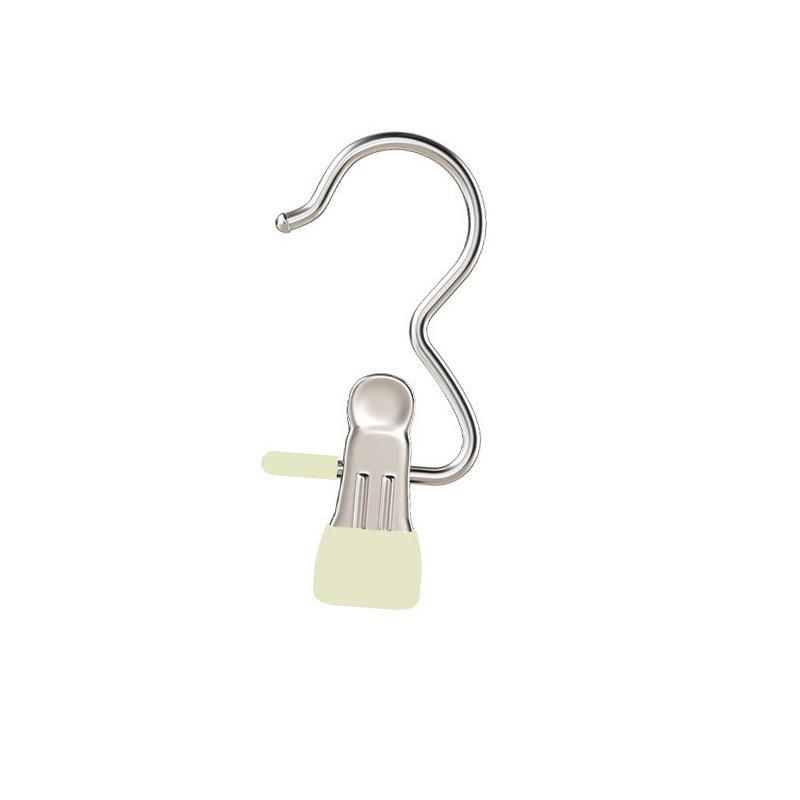 Stainless Steel Clothes Hangers With Clips Hanging Underwear Socks And Stockings 10pcs