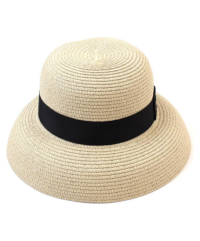 Yunibeosyeolkemiseuteuli Summer Beige Bowl Panama Hat Panama Hat