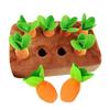 Interactive Plush Carrot Chew Toy for Dogs: Stimulate Foraging, Sniffing & Training To Relieve Boredom & Stress
