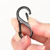 20pcs S-shaped Double-ended Open Door Buckle Spring Buckle Color Diy Jewelry Key Chain Accessories Bag Strap Carabiner